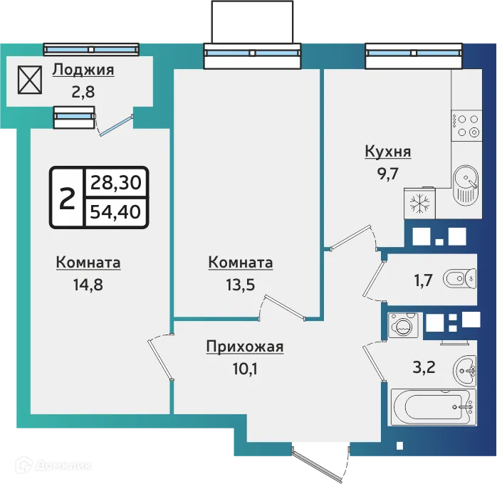 Фото квартиры в ЖК ARTNOVA (Артнова)