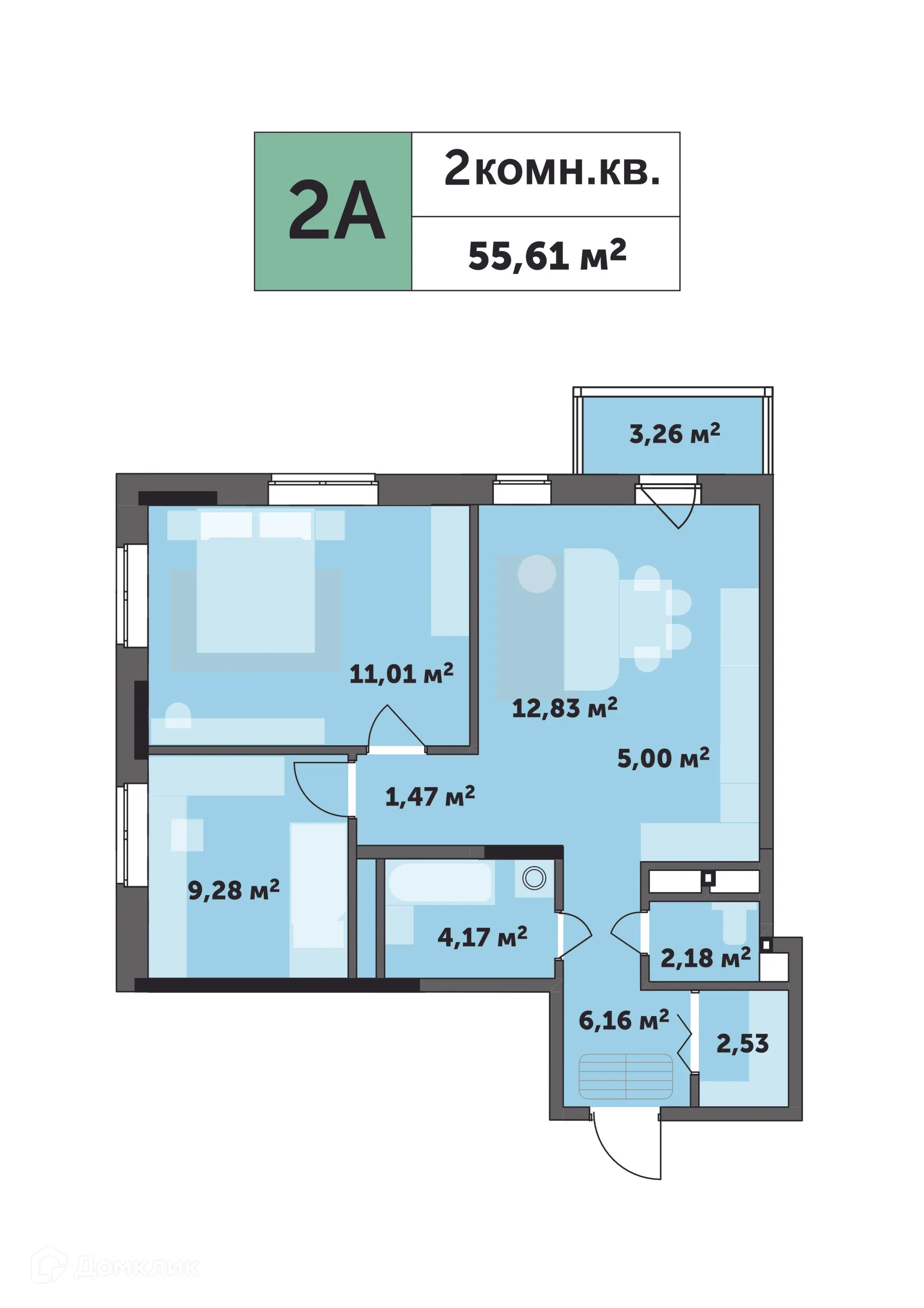 Фото квартиры в ЖК "Седьмое Небо"