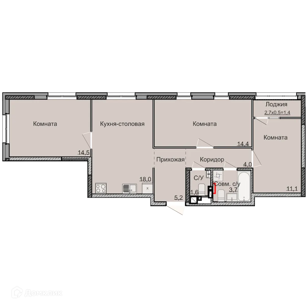 Фото квартиры в ЖК НЕО