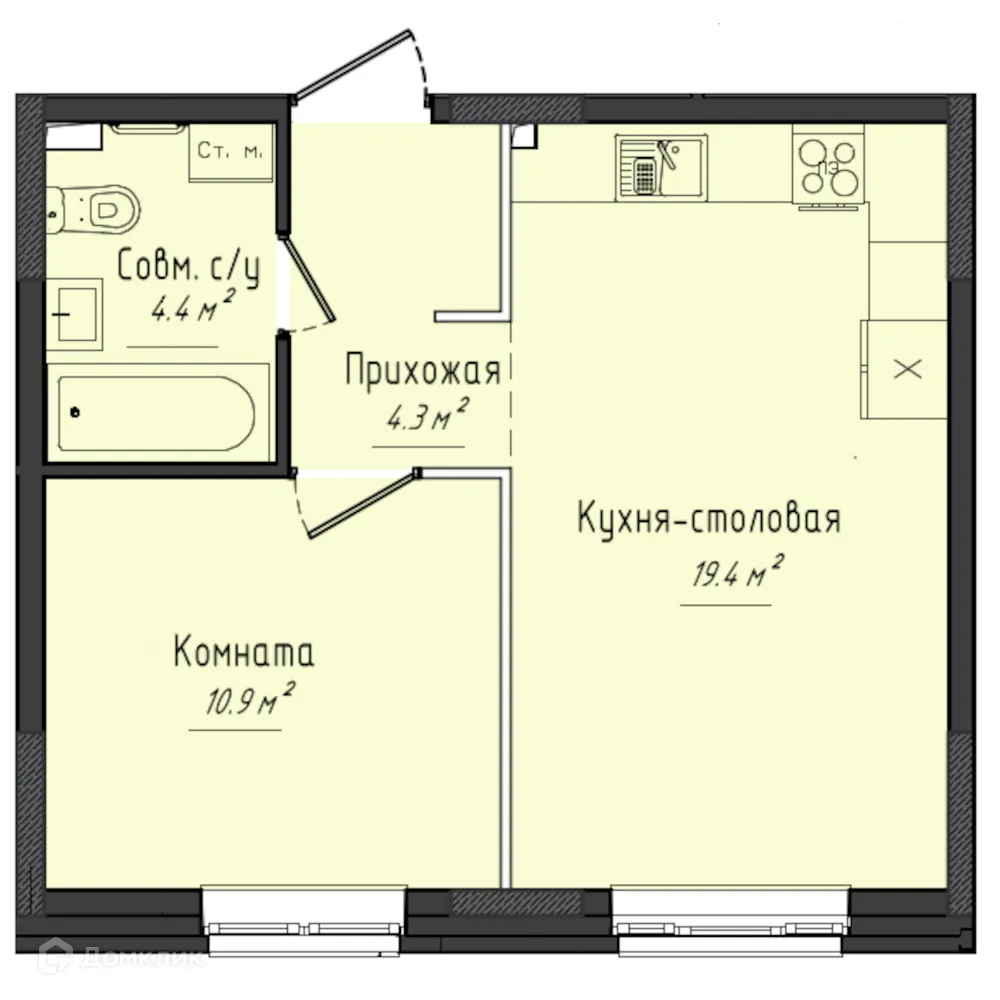 Фото квартиры в ЖК Город оружейников