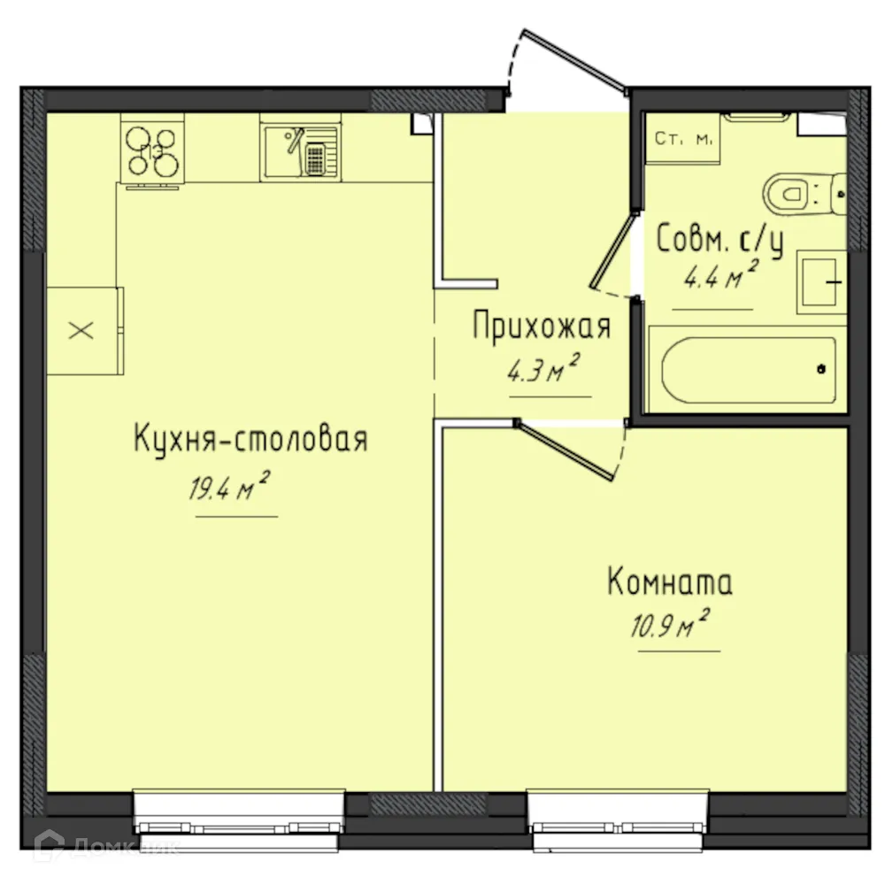 Фото квартиры в ЖК Город оружейников