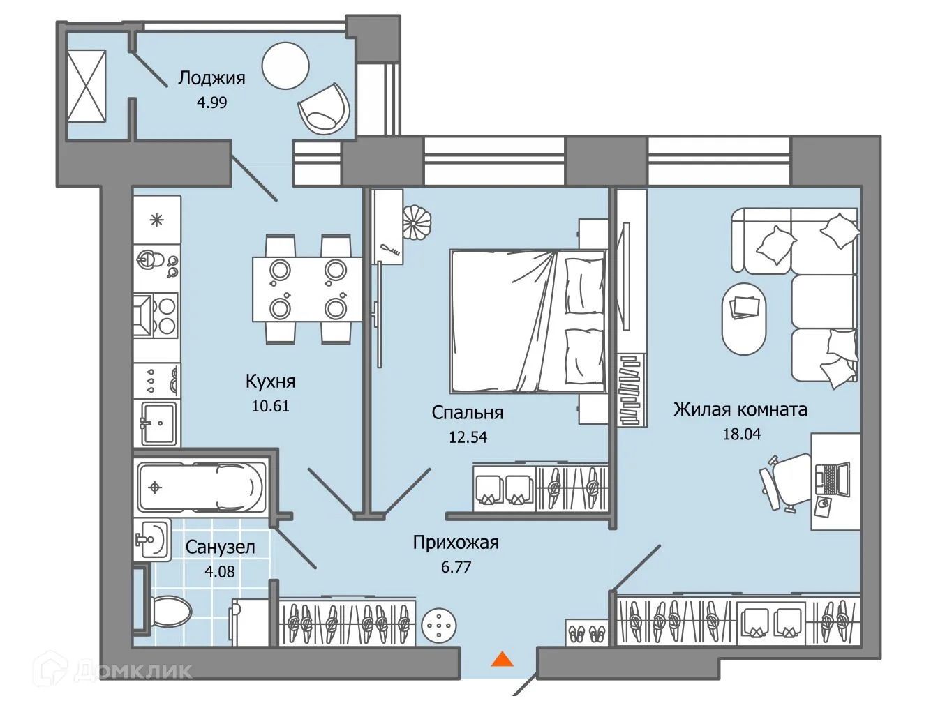 Фото квартиры в ЖК "ZNAK город будущего"