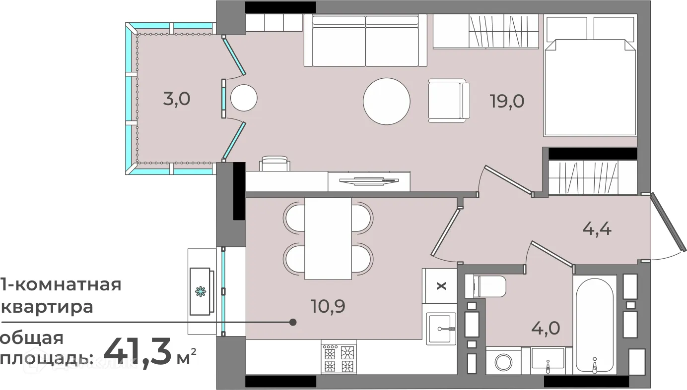 Фото квартиры в ЖК Новый город