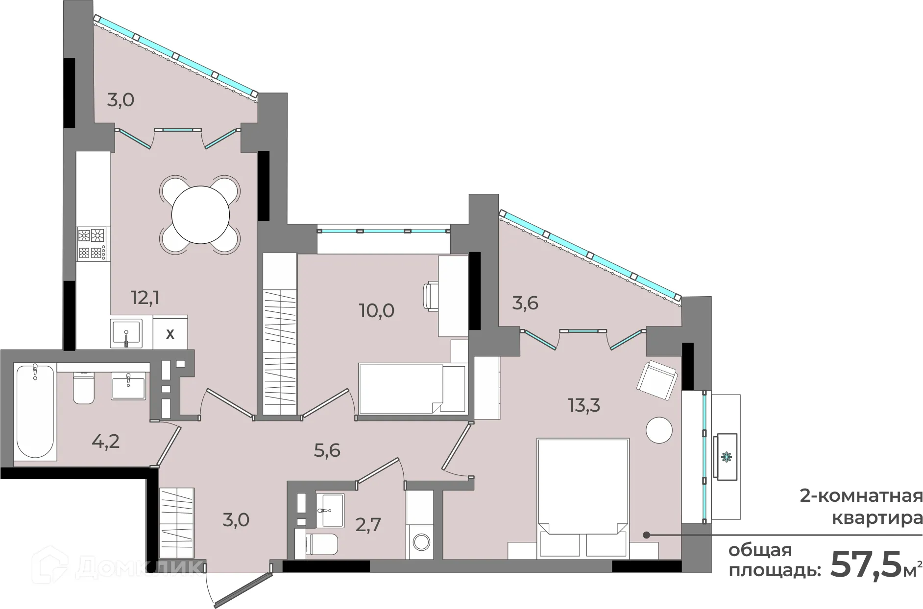 Фото квартиры в ЖК Новый город