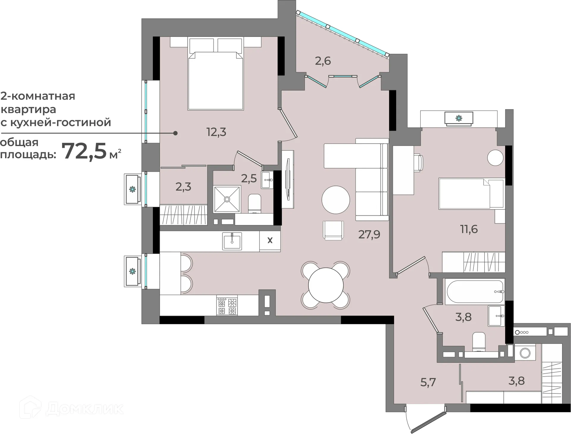 Фото квартиры в ЖК Новый город