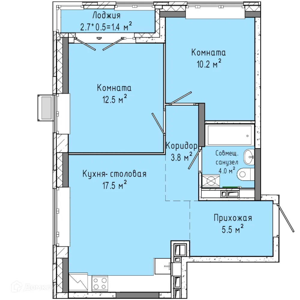 Фото квартиры в ЖК Скандинавия