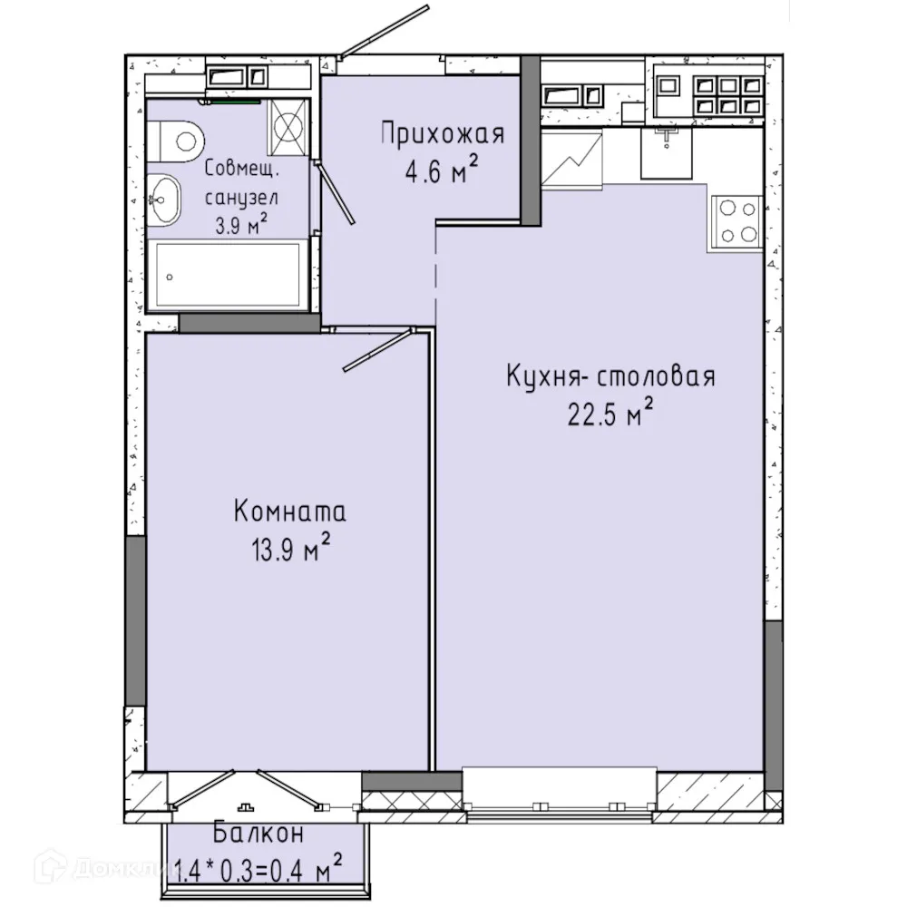 Фото квартиры в ЖК Скандинавия