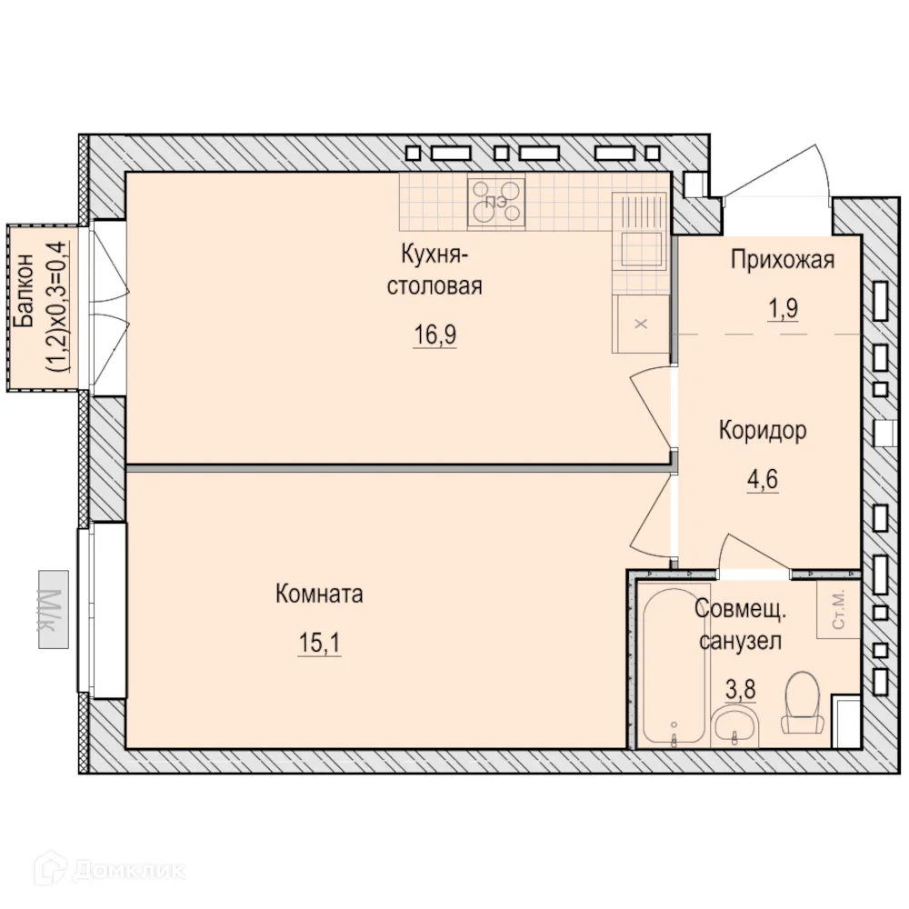 Фото квартиры в ЖК Санвилл