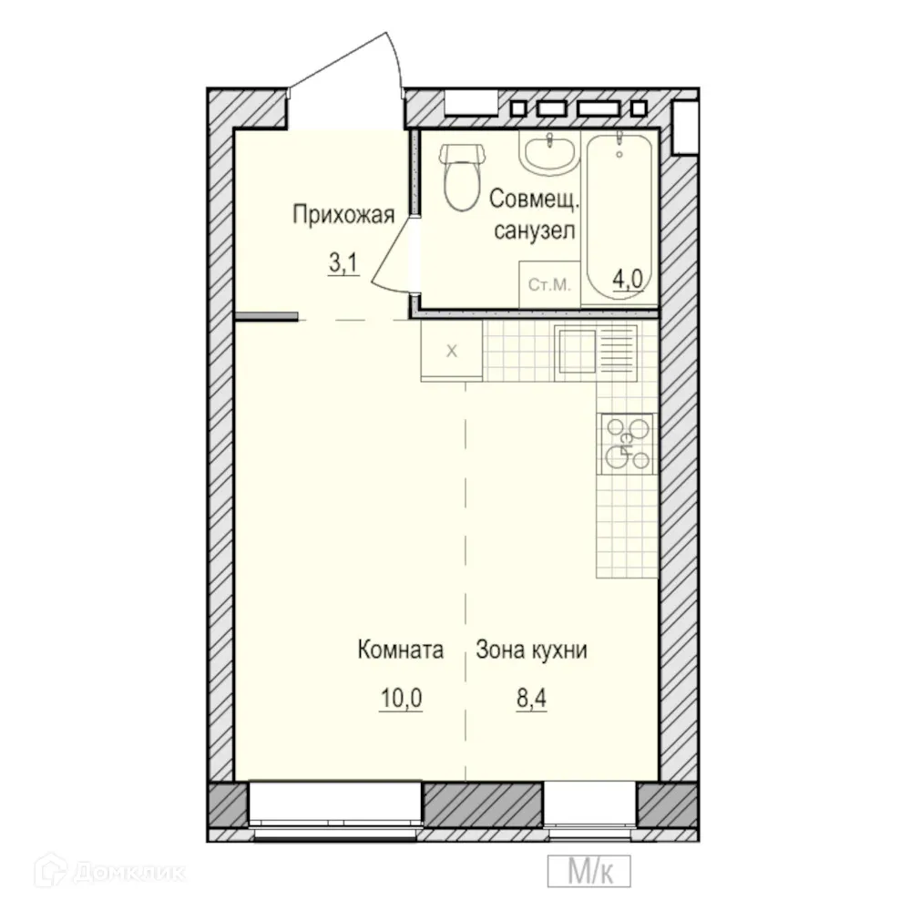 Фото квартиры в ЖК Санвилл