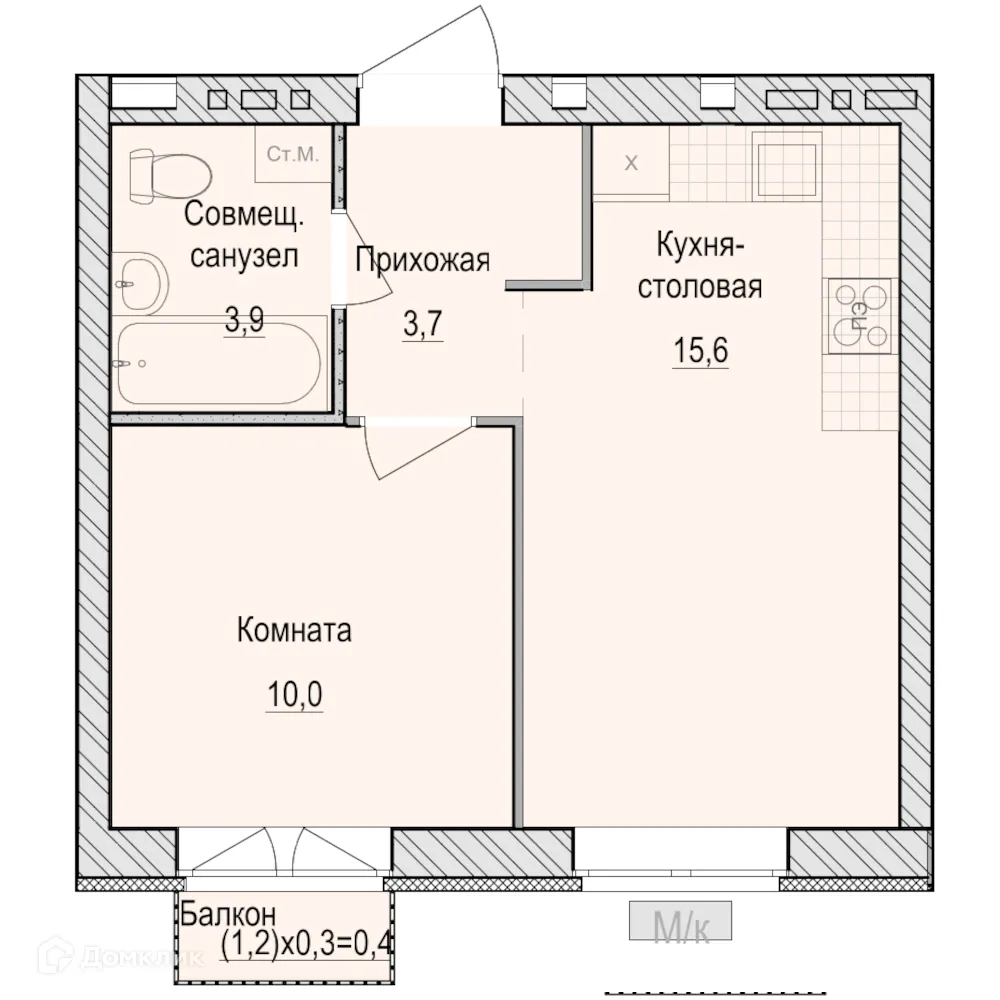 Фото квартиры в ЖК Санвилл