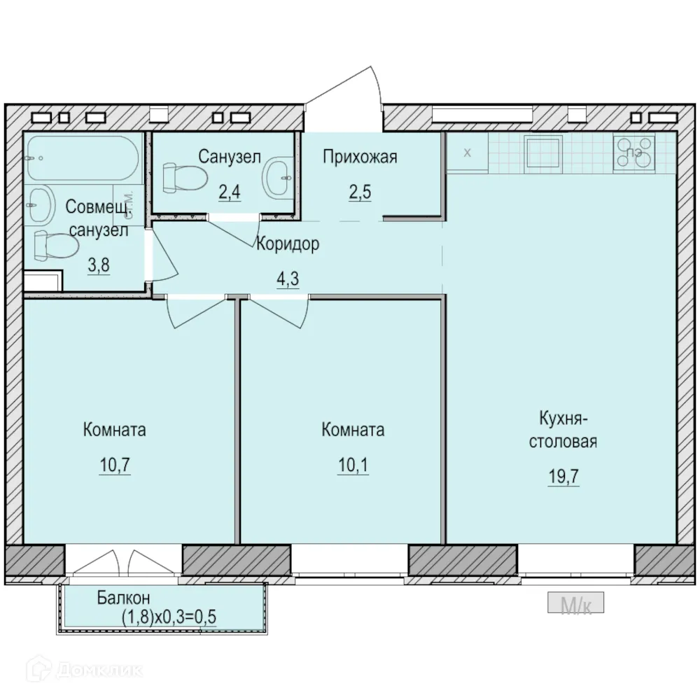 Фото квартиры в ЖК Санвилл