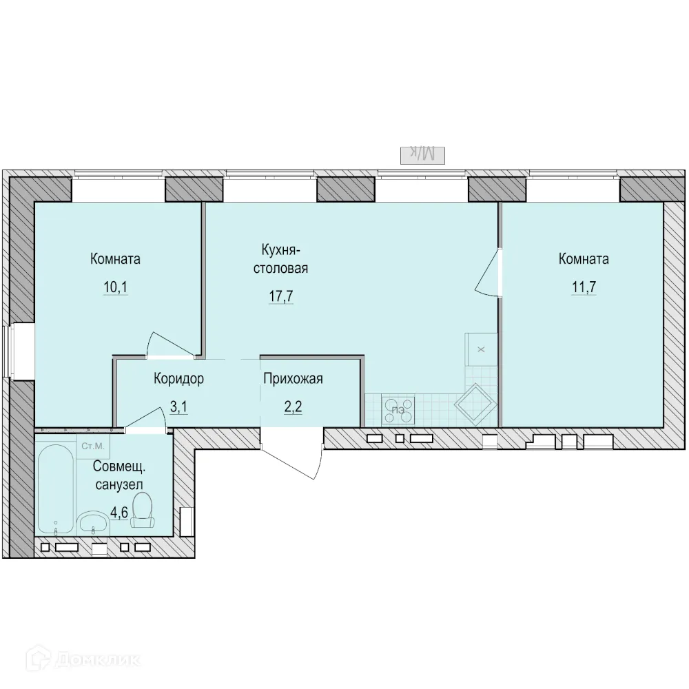 Фото квартиры в ЖК Санвилл
