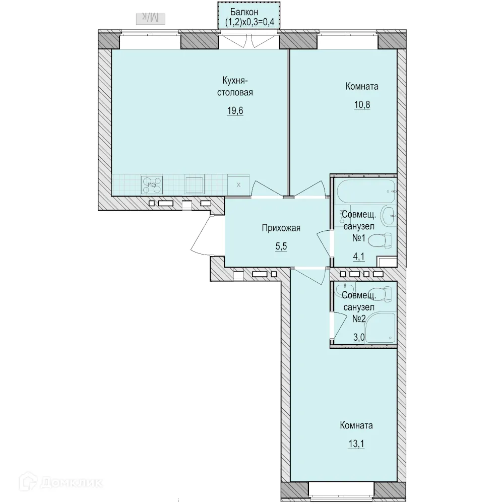 Фото квартиры в ЖК Санвилл