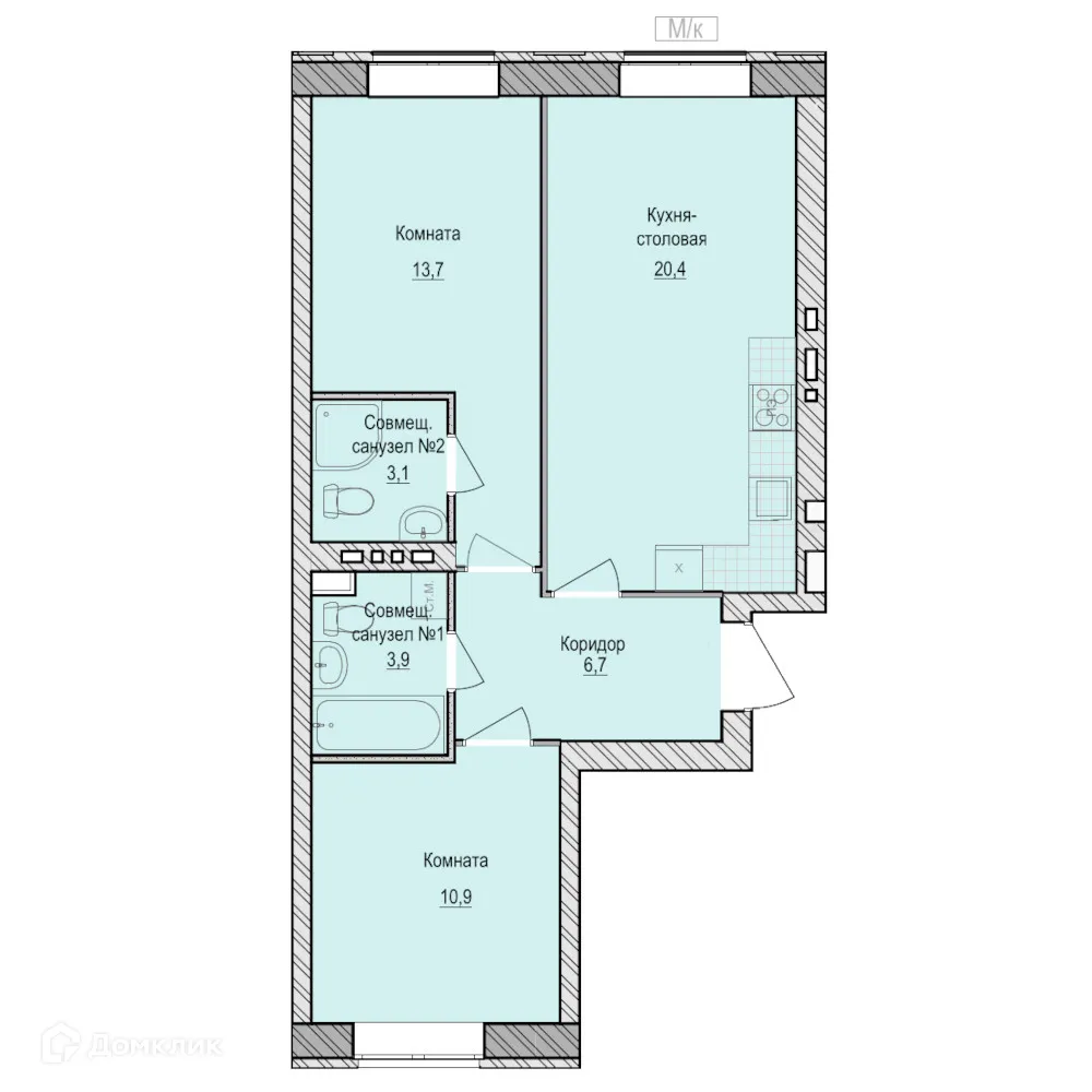 Фото квартиры в ЖК Санвилл