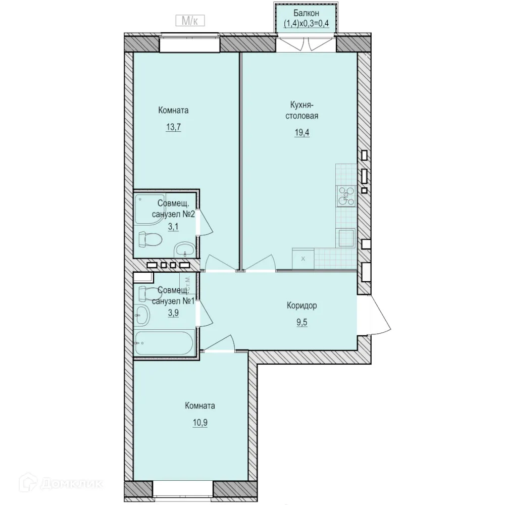 Фото квартиры в ЖК Санвилл