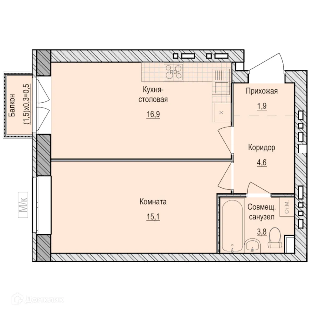 Фото квартиры в ЖК Санвилл