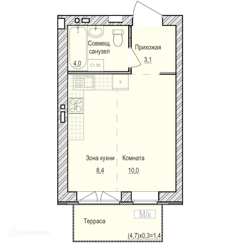 Фото квартиры в ЖК Санвилл