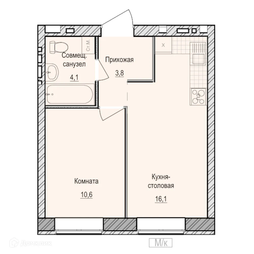 Фото квартиры в ЖК Санвилл
