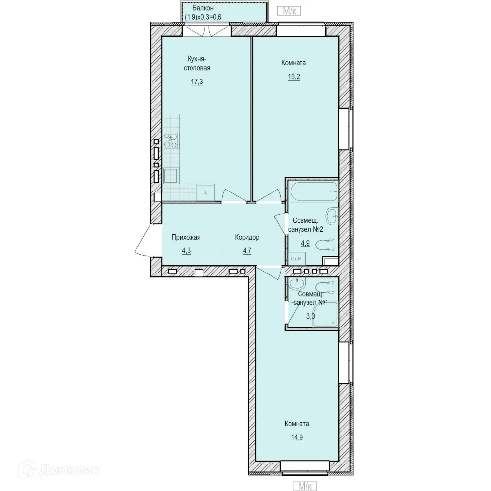 Фото квартиры в ЖК Санвилл