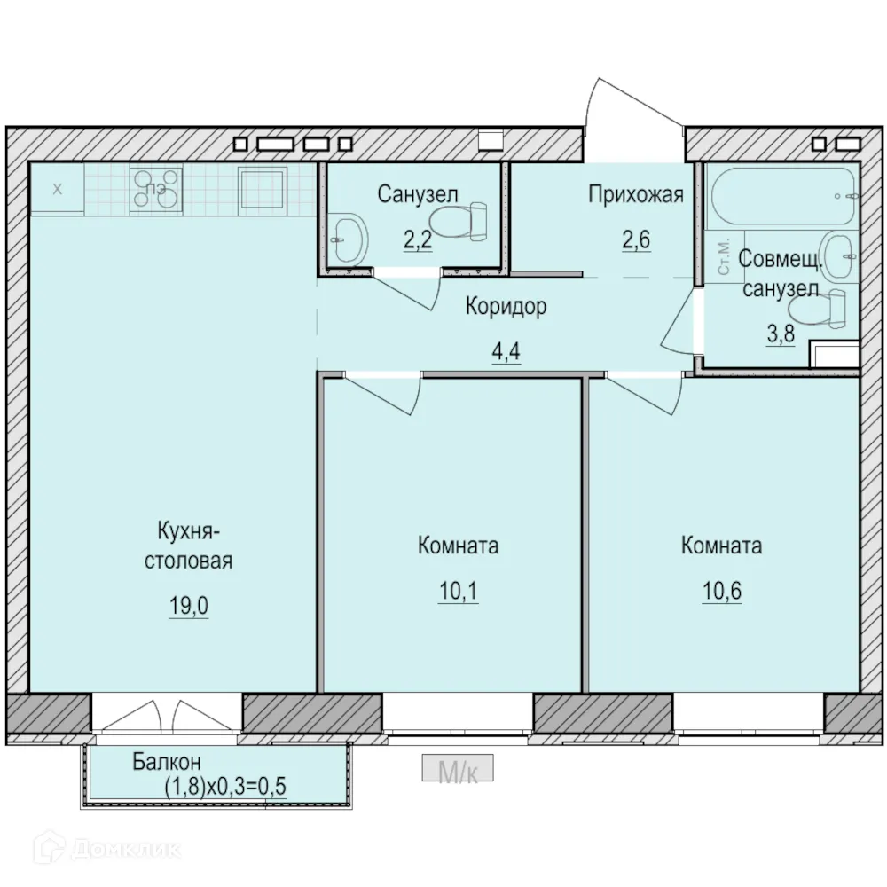 Фото квартиры в ЖК Санвилл