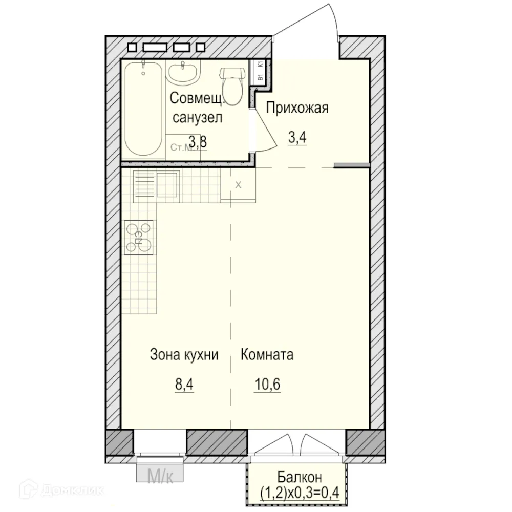 Фото квартиры в ЖК Санвилл