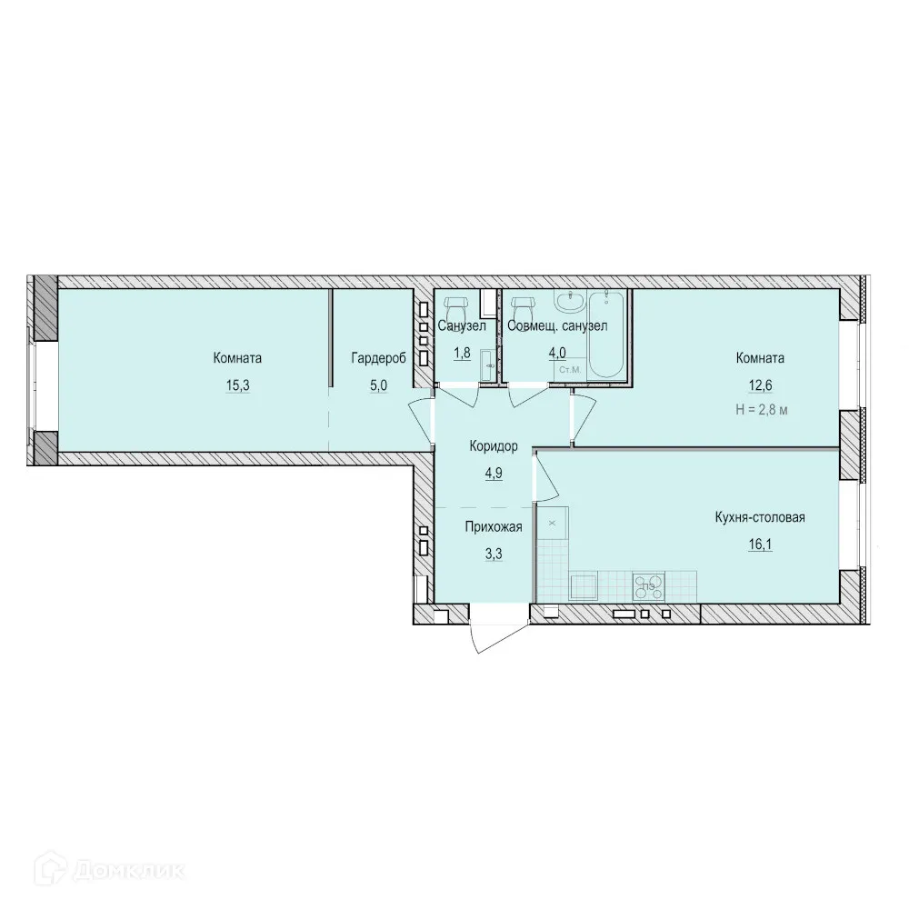 Фото квартиры в ЖК Санвилл