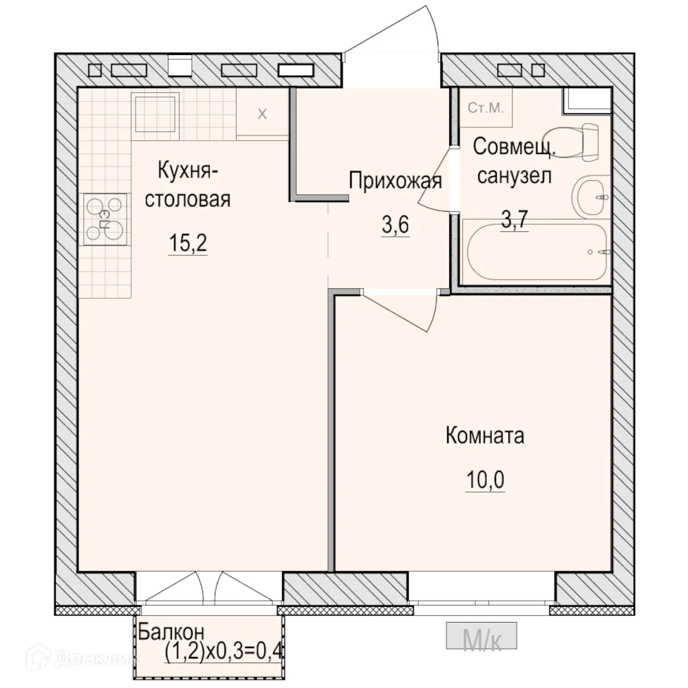 Фото квартиры в ЖК Санвилл