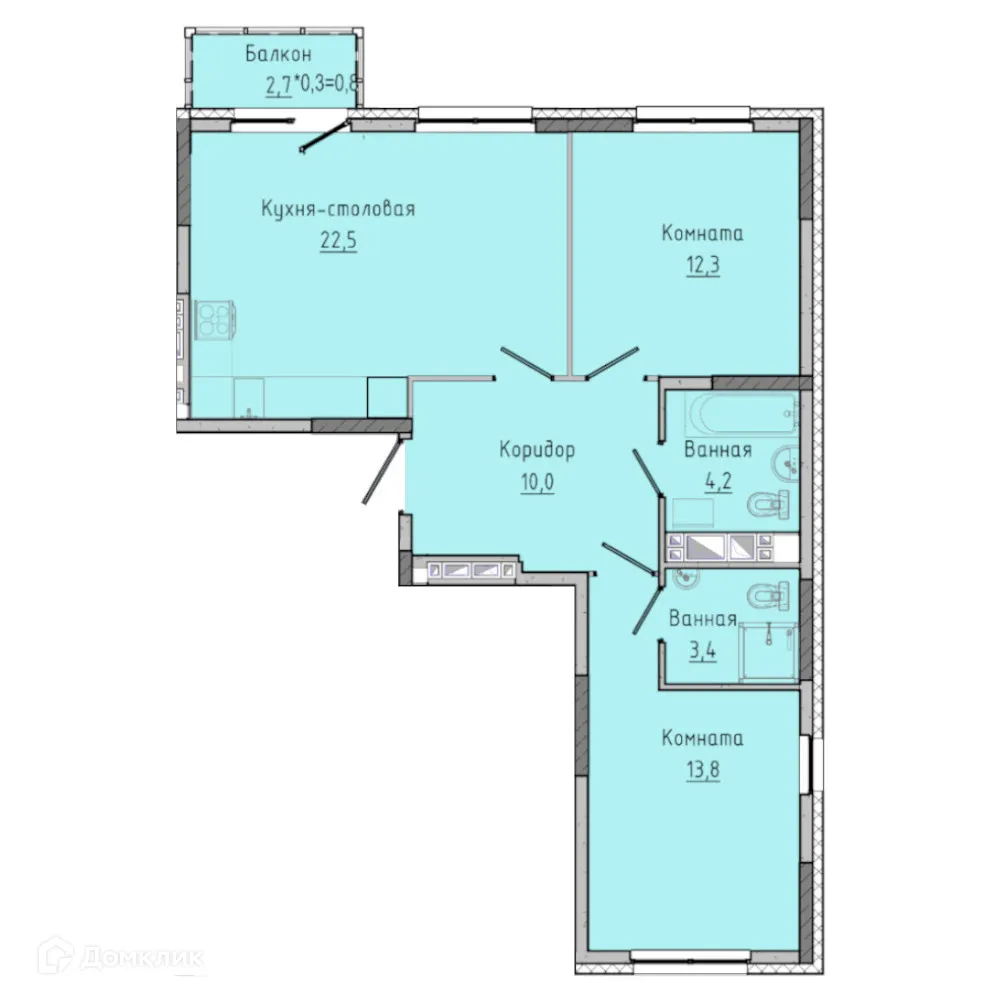 Фото квартиры в ЖК А14