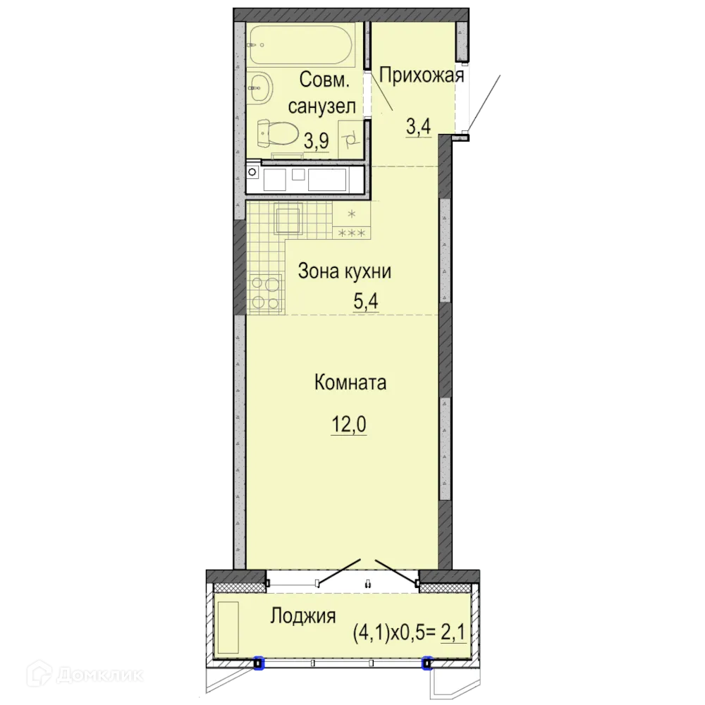 Фото квартиры в ЖК А14