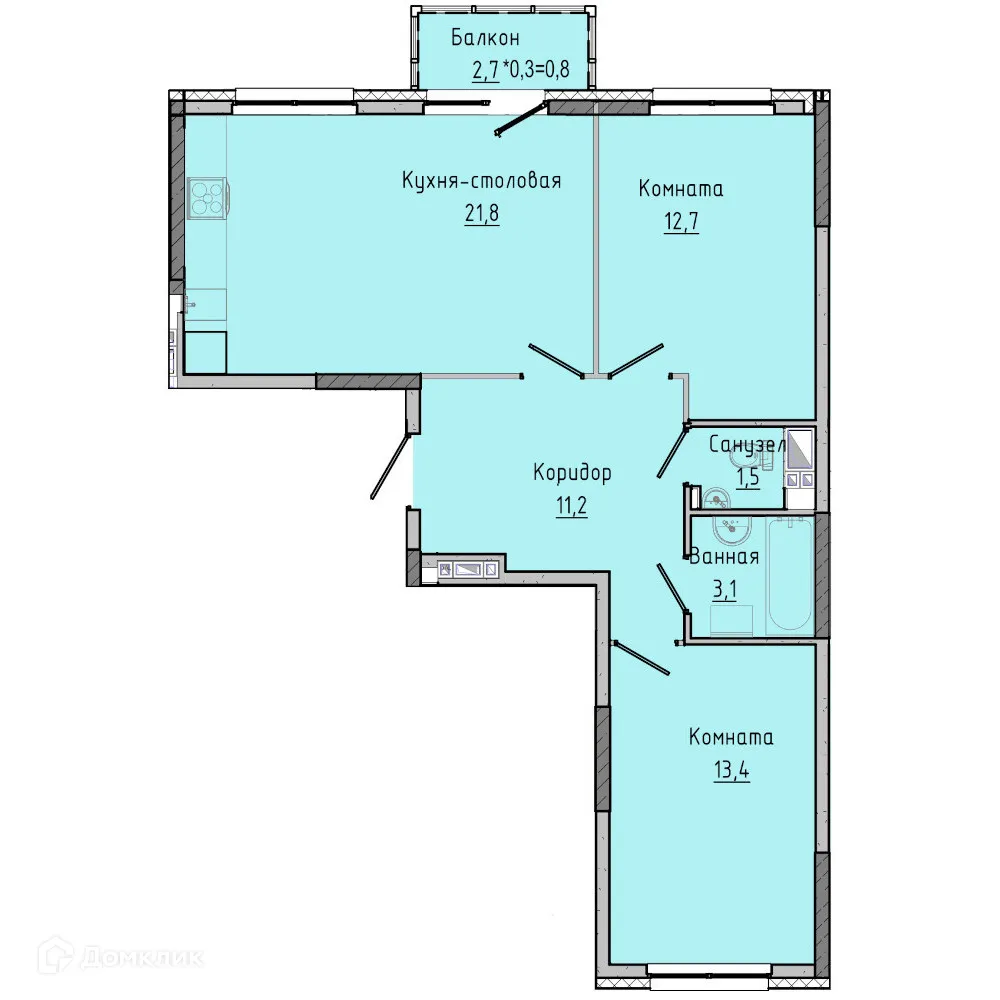 Фото квартиры в ЖК А14