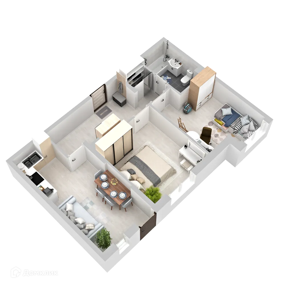 Фото квартиры в ЖК Кислород