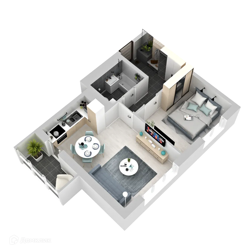 Фото квартиры в ЖК Кислород