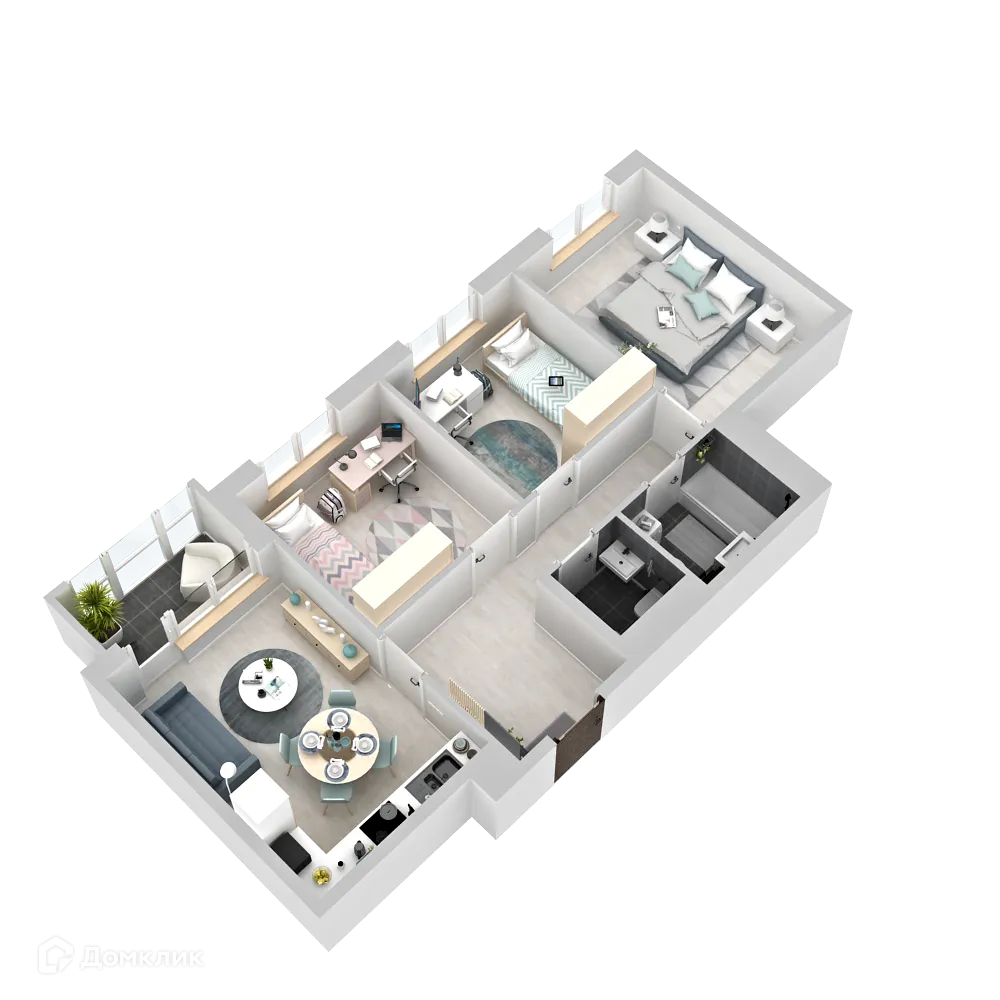 Фото квартиры в ЖК Кислород