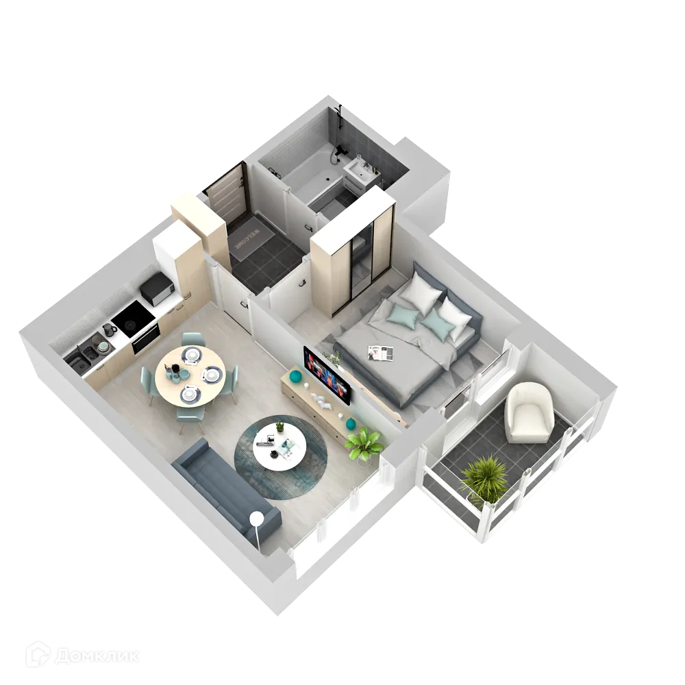 Фото квартиры в ЖК Кислород