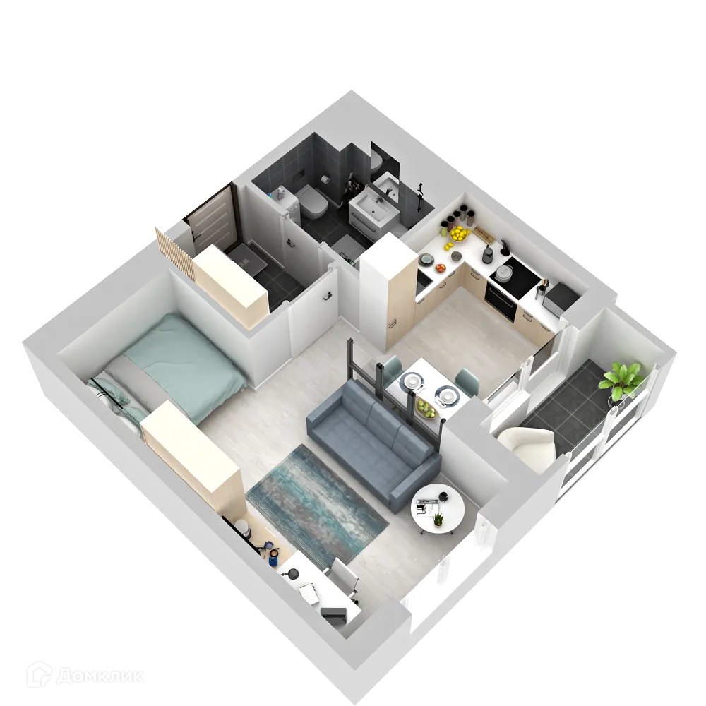 Фото квартиры в ЖК Кислород