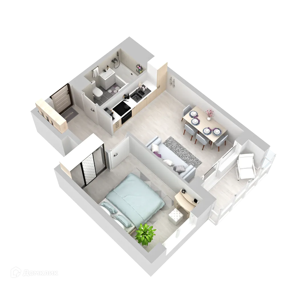 Фото квартиры в ЖК Кислород