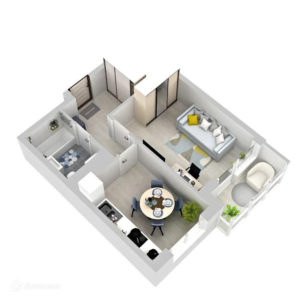 Фото квартиры в ЖК Кислород