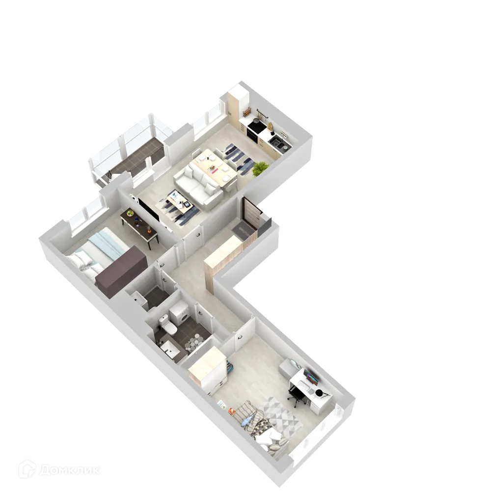 Фото квартиры в ЖК Кислород