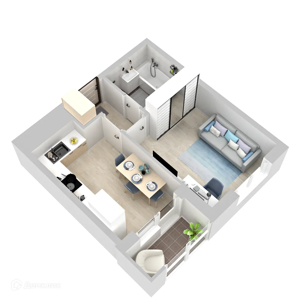 Фото квартиры в ЖК Кислород