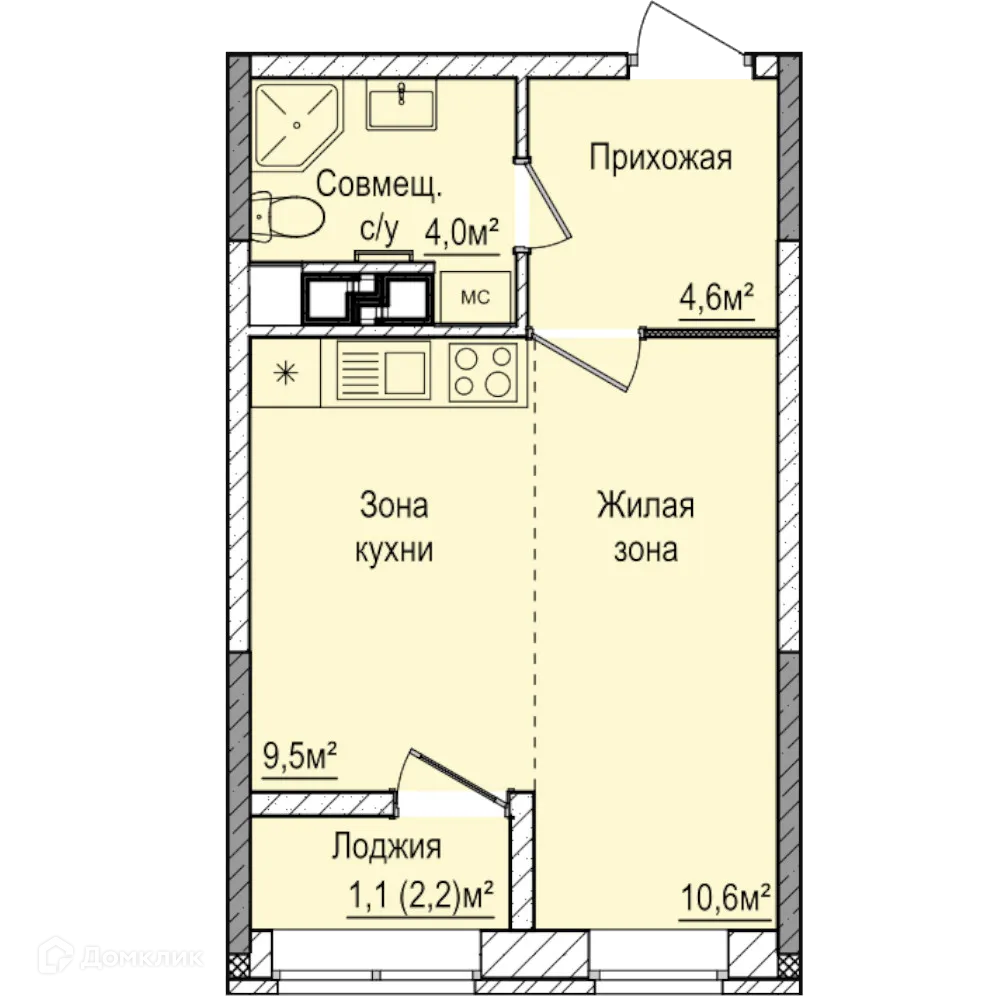 Фото квартиры в ЖК Покровский