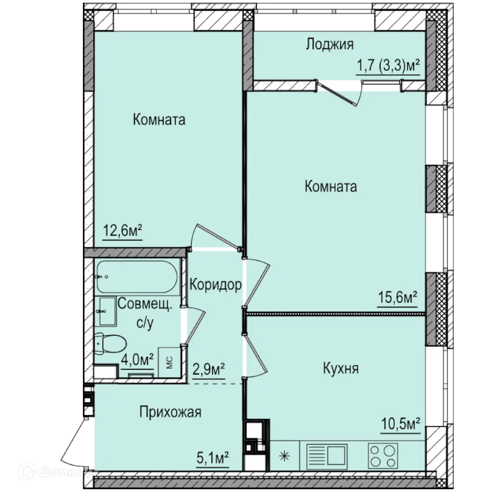 Фото квартиры в ЖК Покровский