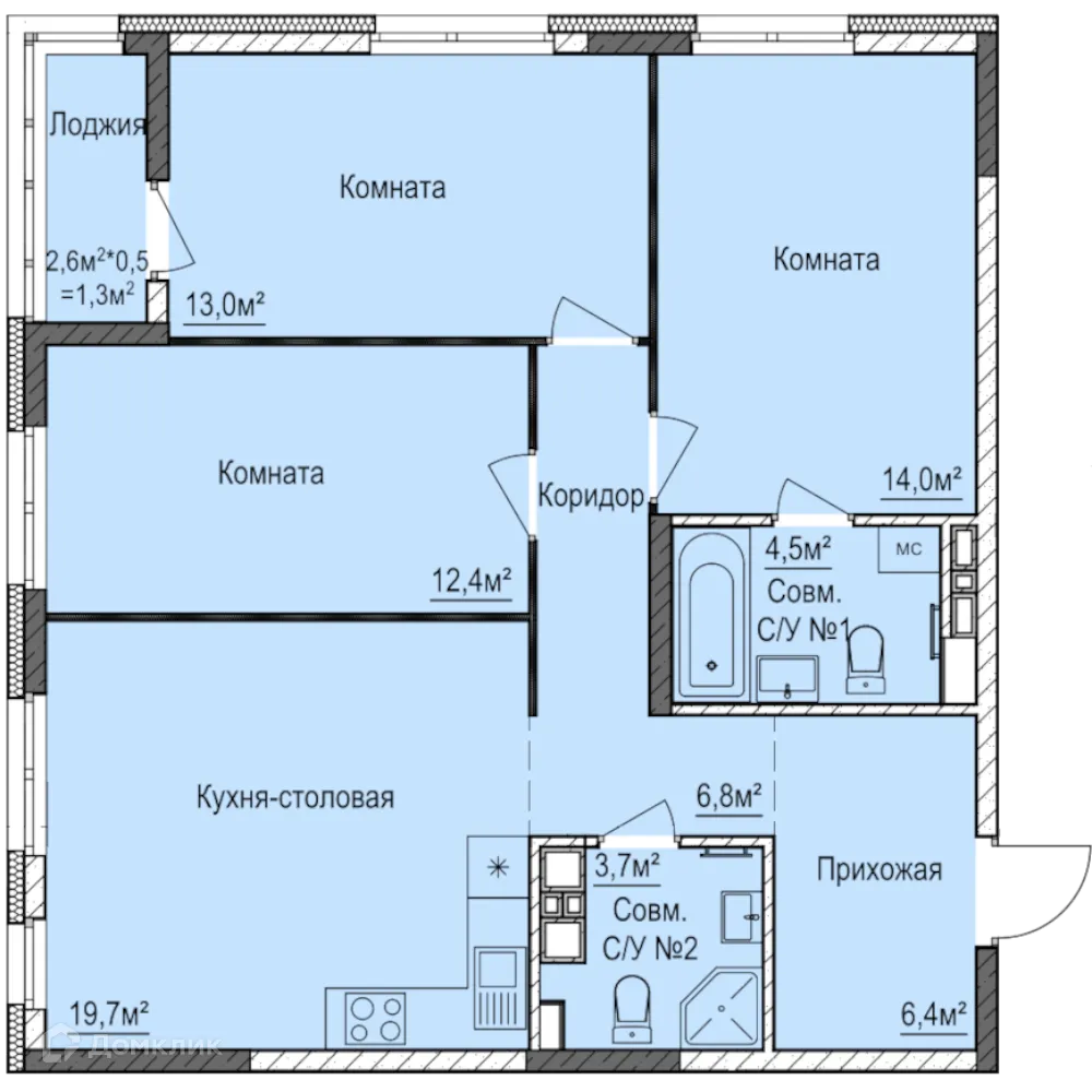 Фото квартиры в ЖК Покровский