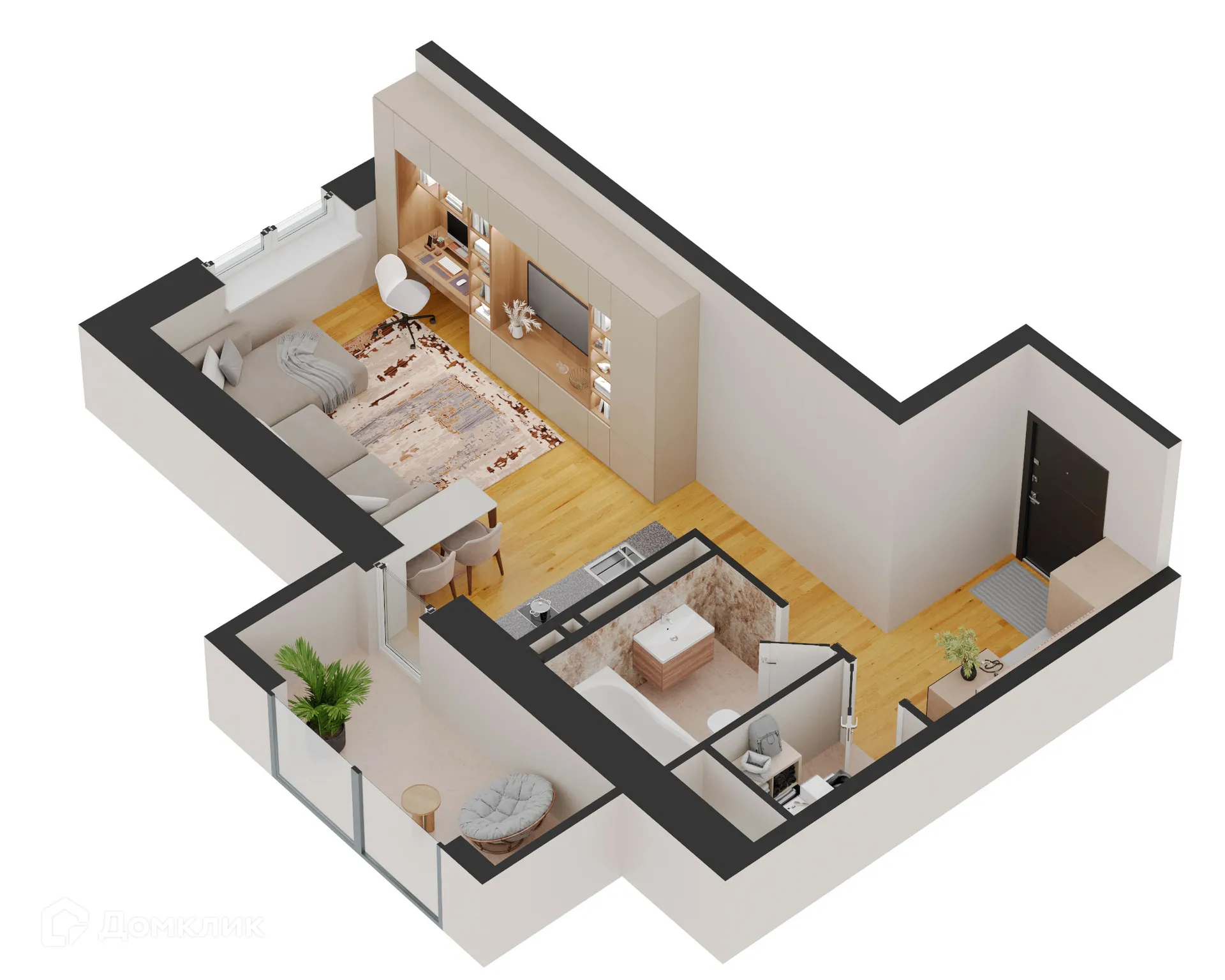 Фото квартиры в ЖК Forum (Форум)