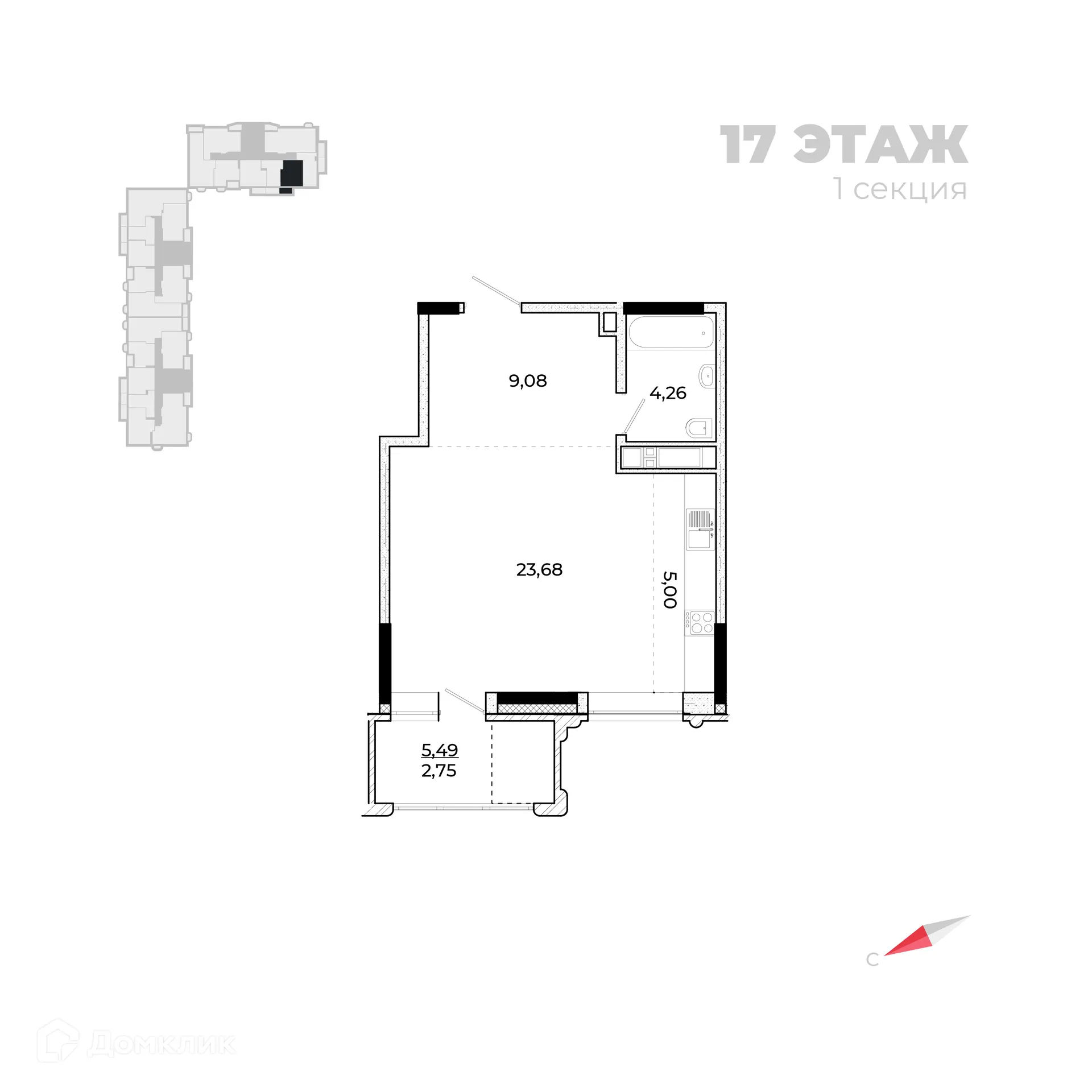 Фото квартиры в ЖК Forum (Форум)
