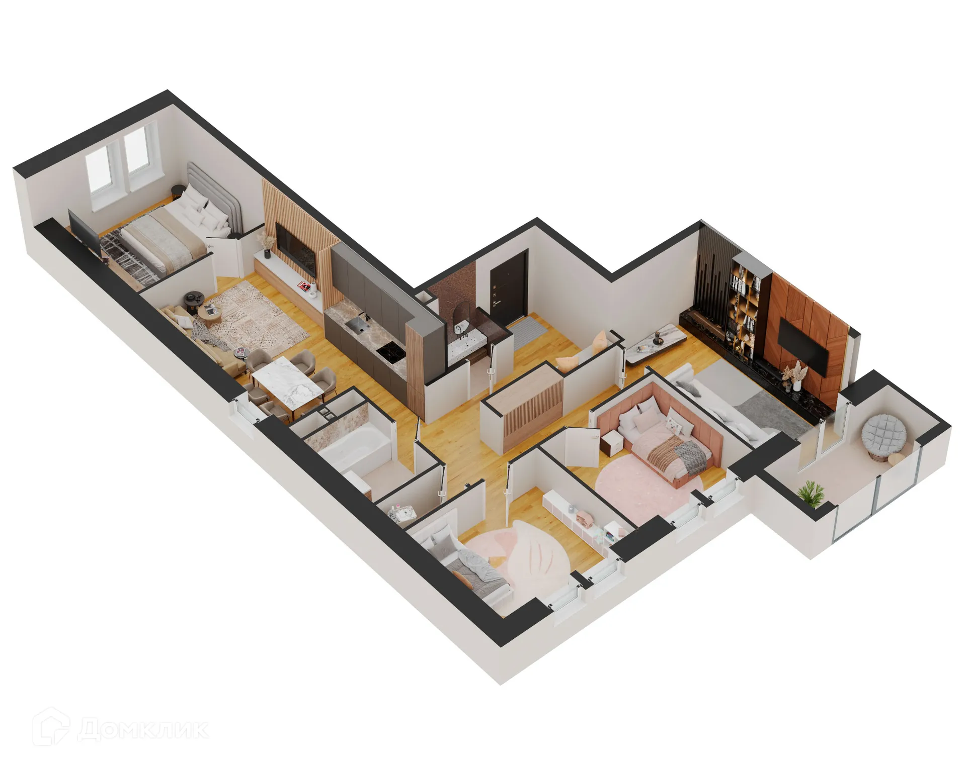 Фото квартиры в ЖК Forum (Форум)