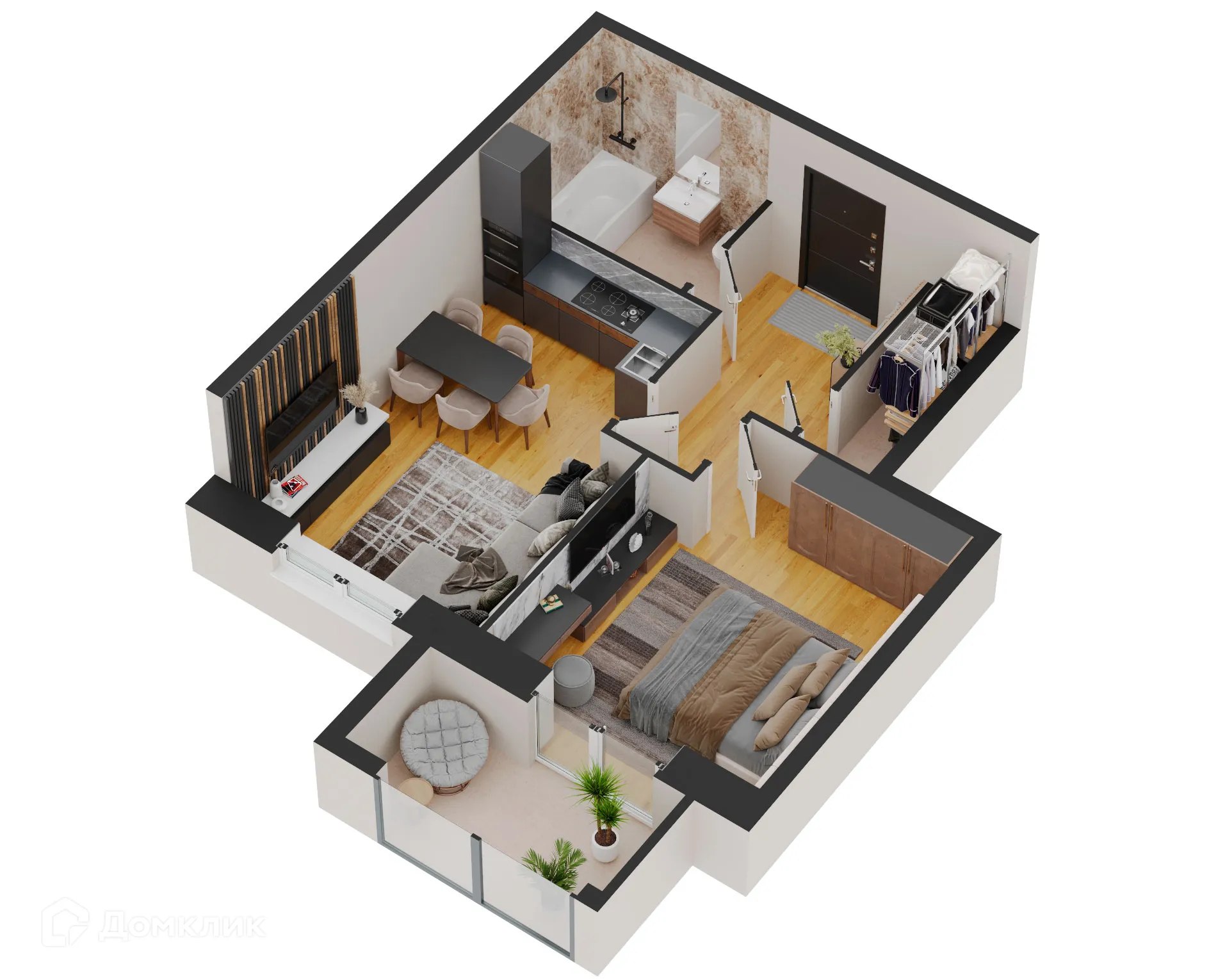 Фото квартиры в ЖК Forum (Форум)