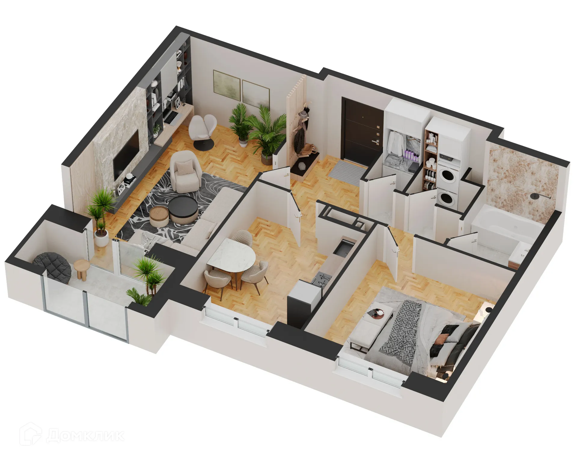 Фото квартиры в ЖК Forum (Форум)