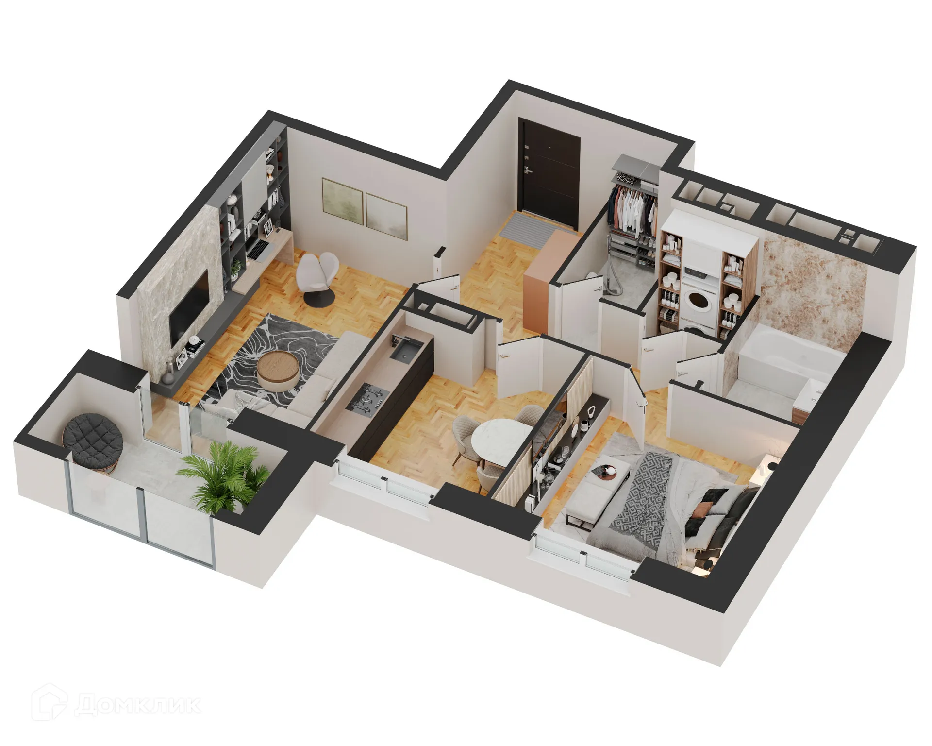 Фото квартиры в ЖК Forum (Форум)