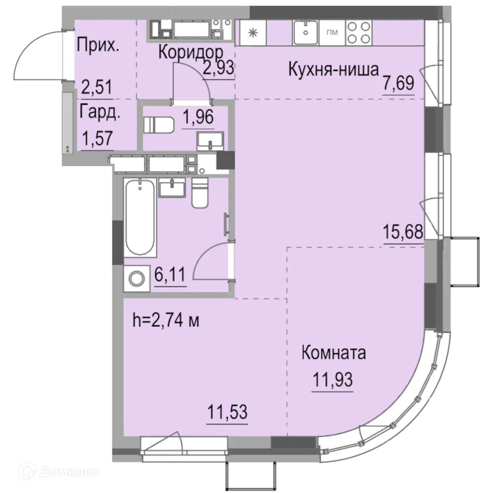 Фото квартиры в ЖК Республика