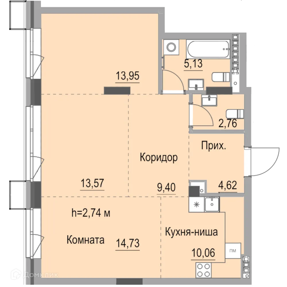 Фото квартиры в ЖК Республика